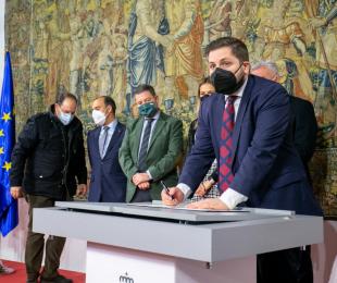 Obras de remodelación y rehabilitación del Parque de la Alameda en  Sigüenza