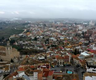 vista aérea de una ciudad