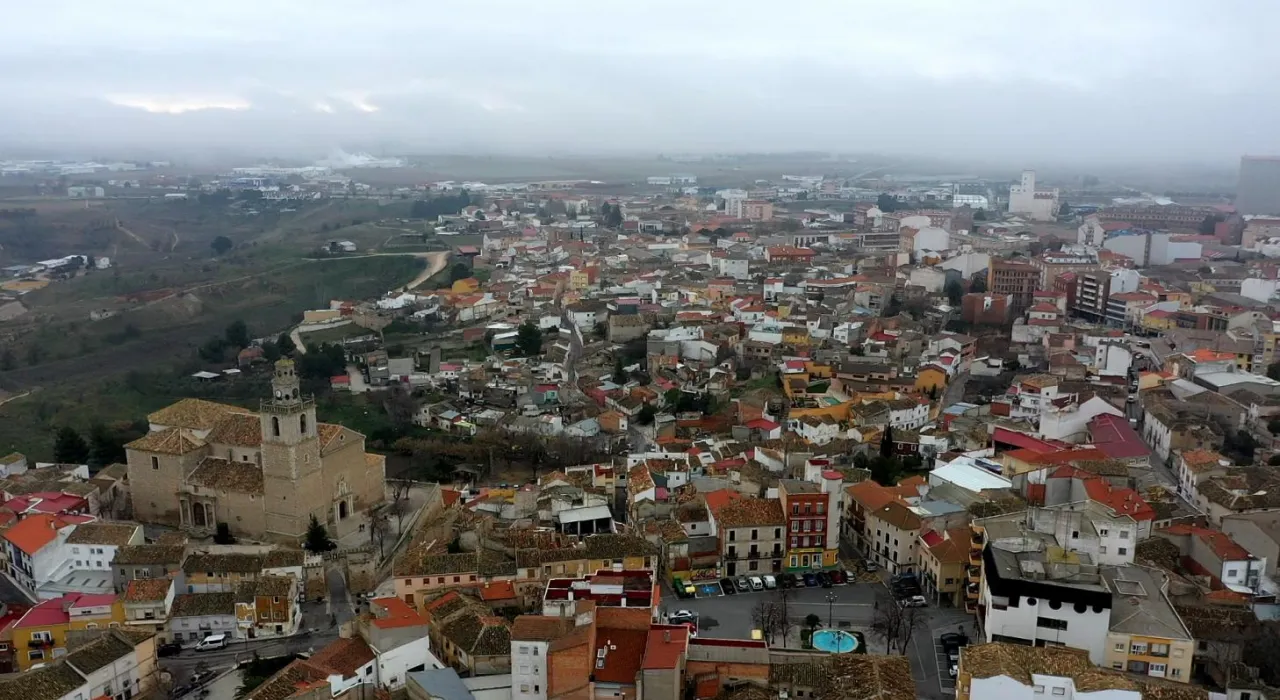 vista aérea de una ciudad