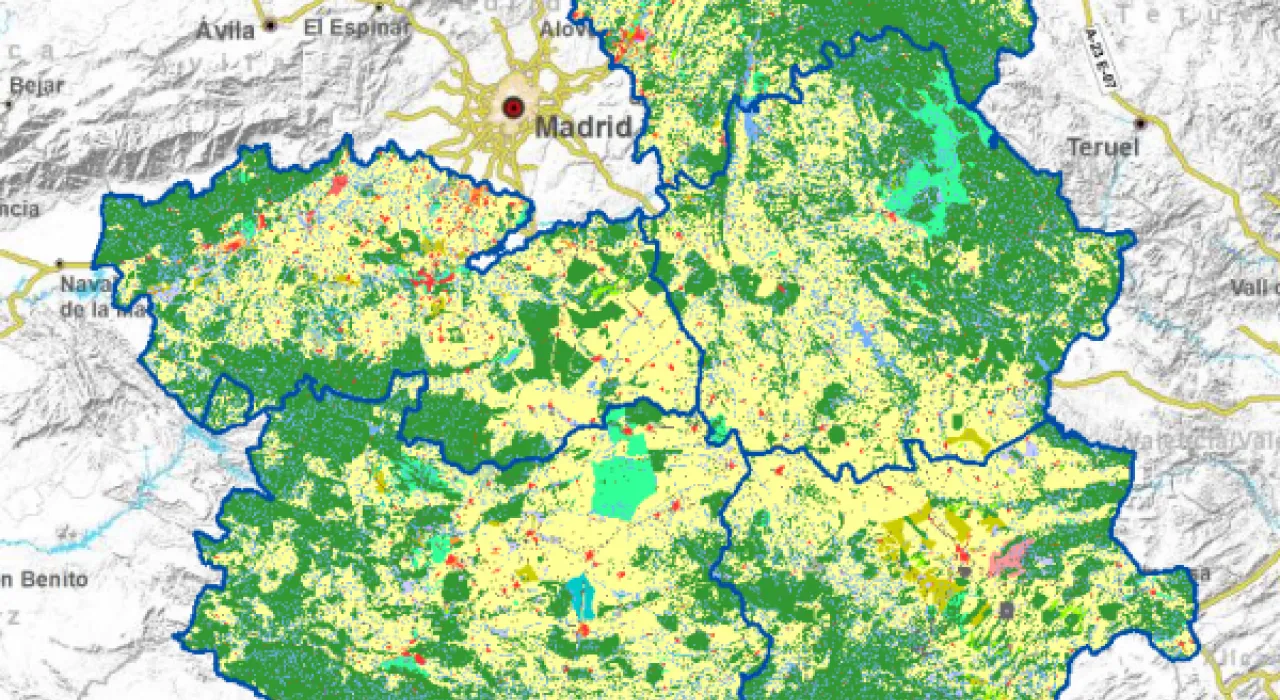 Mapa de Castilla-La Mancha
