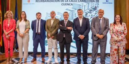 El Gobierno regional ha presentado el proyecto que va a posibilitar la reurbanización de la Calle Carretería y su zona anexa